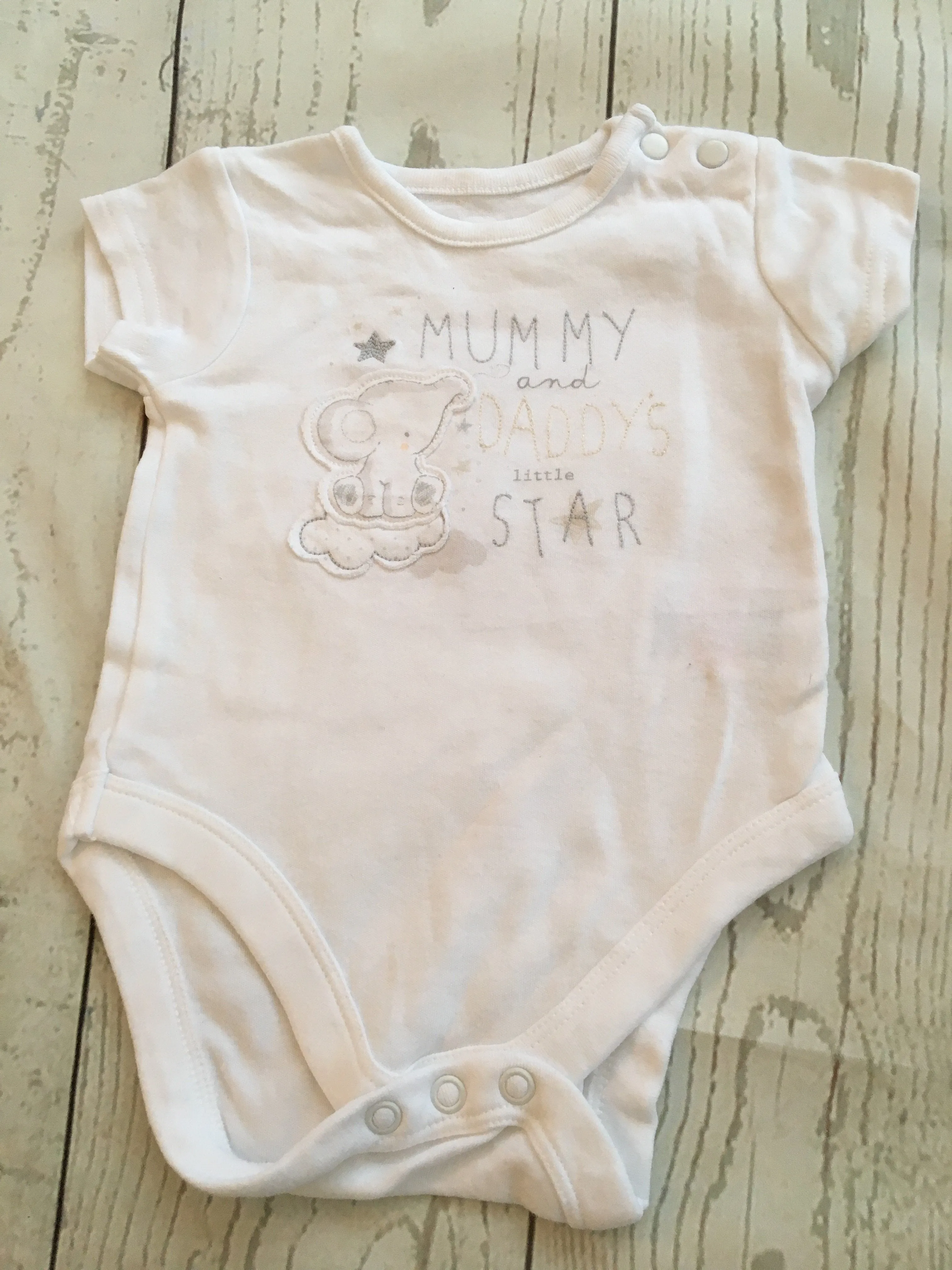 0-3 Months Mummy & Daddys Little Star Bodysuit