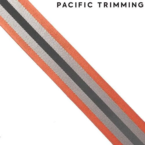 1" Reflective Orange/Silver Tape : ZRT005OR