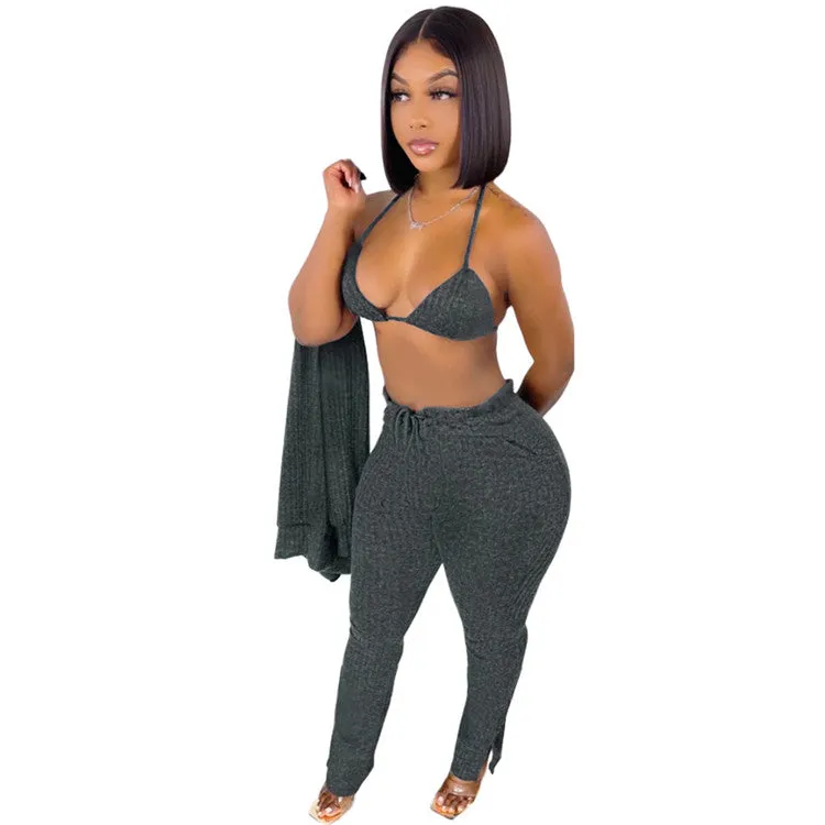 2 piece set outfits women's  tracksuit two piece pants sets for women