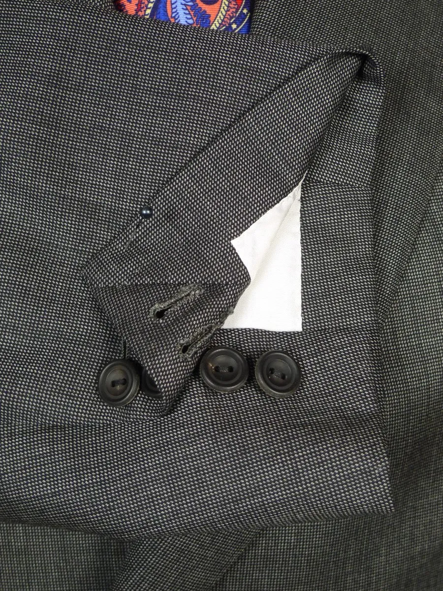 23/0160 near immaculate vintage welsh & jefferies savile row bespoke micro-nailhead weave d/b worsted suit 45 short