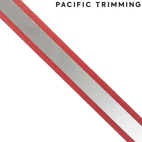 5/8" Reflective Red/Silver Tape : ZRT006RD