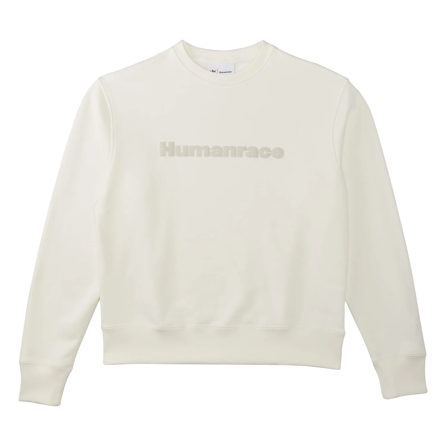 Adidas Originals Unisex PW Pharrell Williams Humanrace Basics Crew Off White HK6695