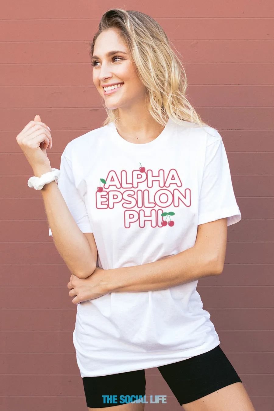 Alpha Epsilon Phi  Wild Cherry Tee