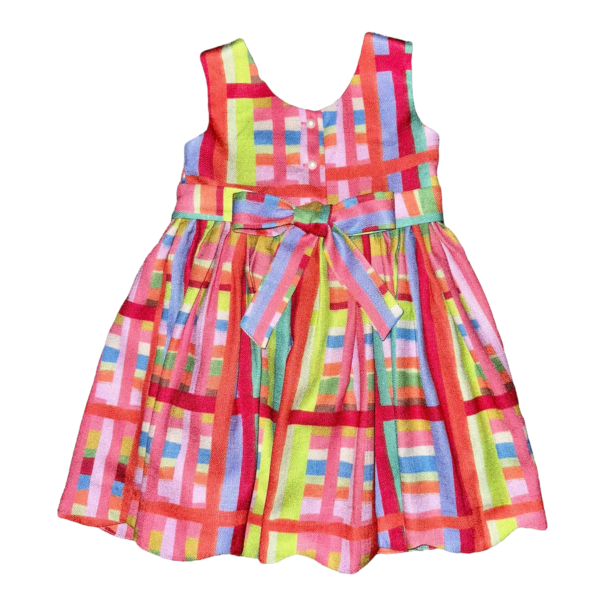 Anna Twirl Dress- Rainbow Row