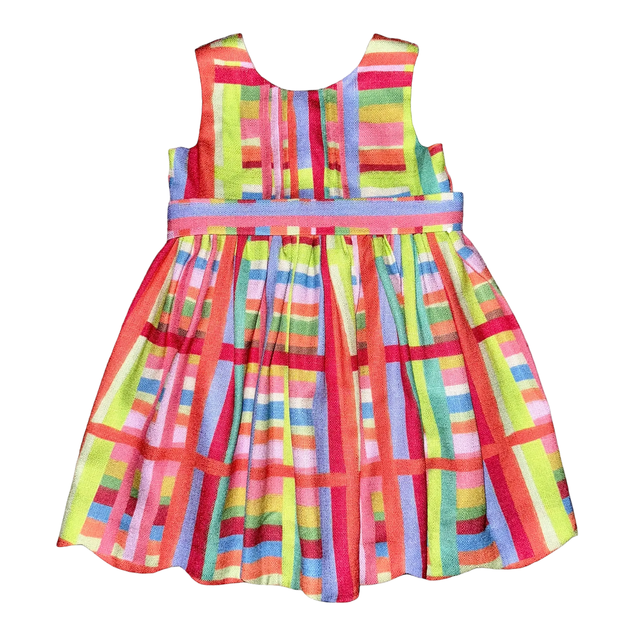 Anna Twirl Dress- Rainbow Row