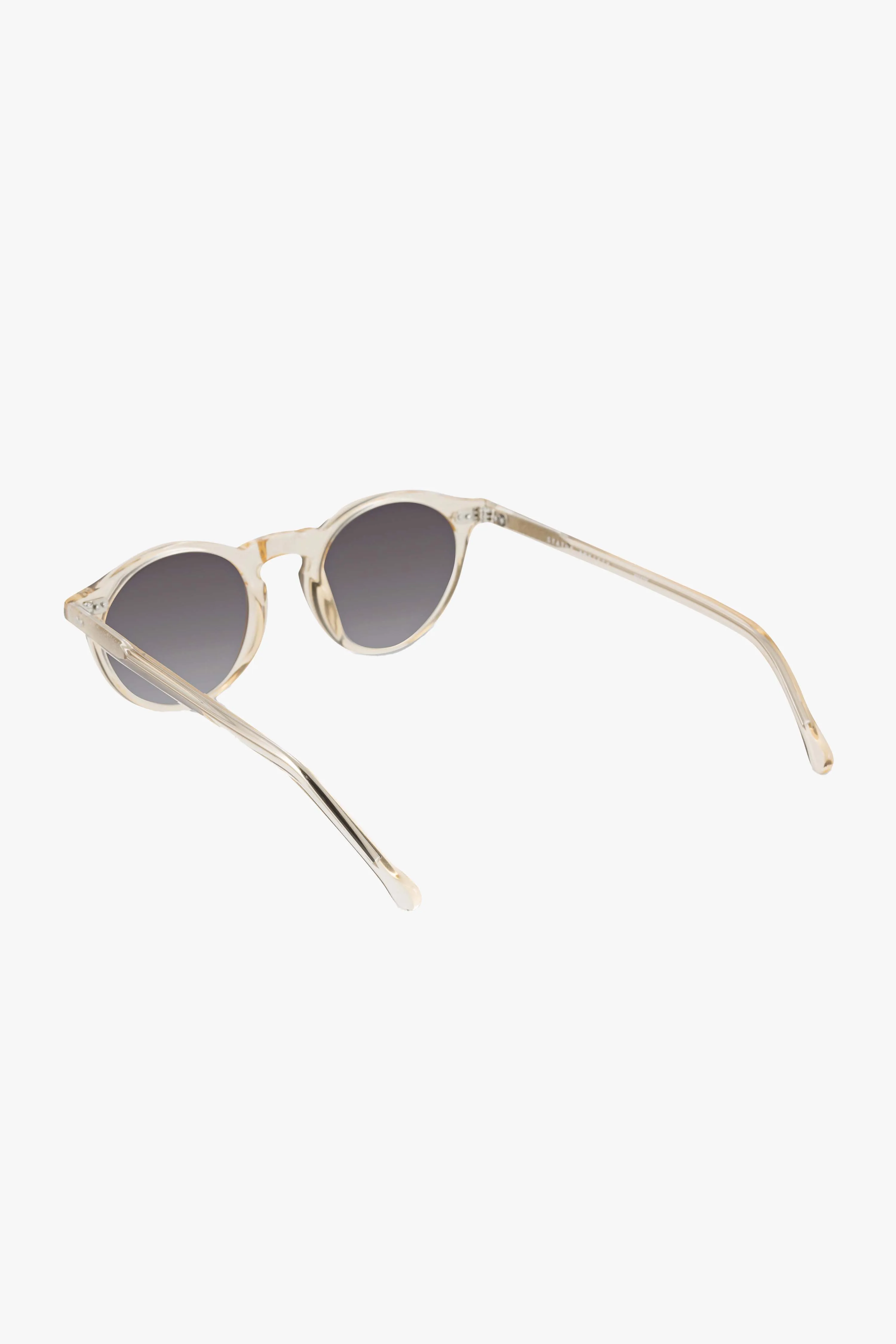 Ascetic Clear Round Sunglasses