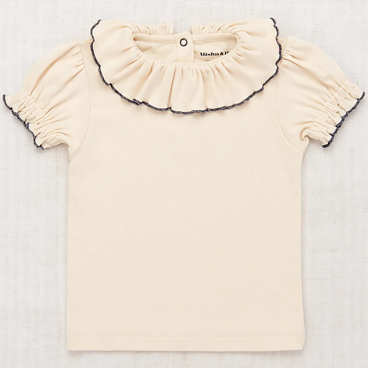 Balloon Sleeve Paloma Tee in String by Misha & Puff