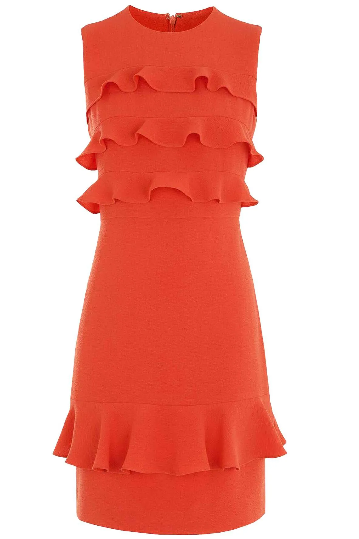 Bea Frilled Crepe Dress