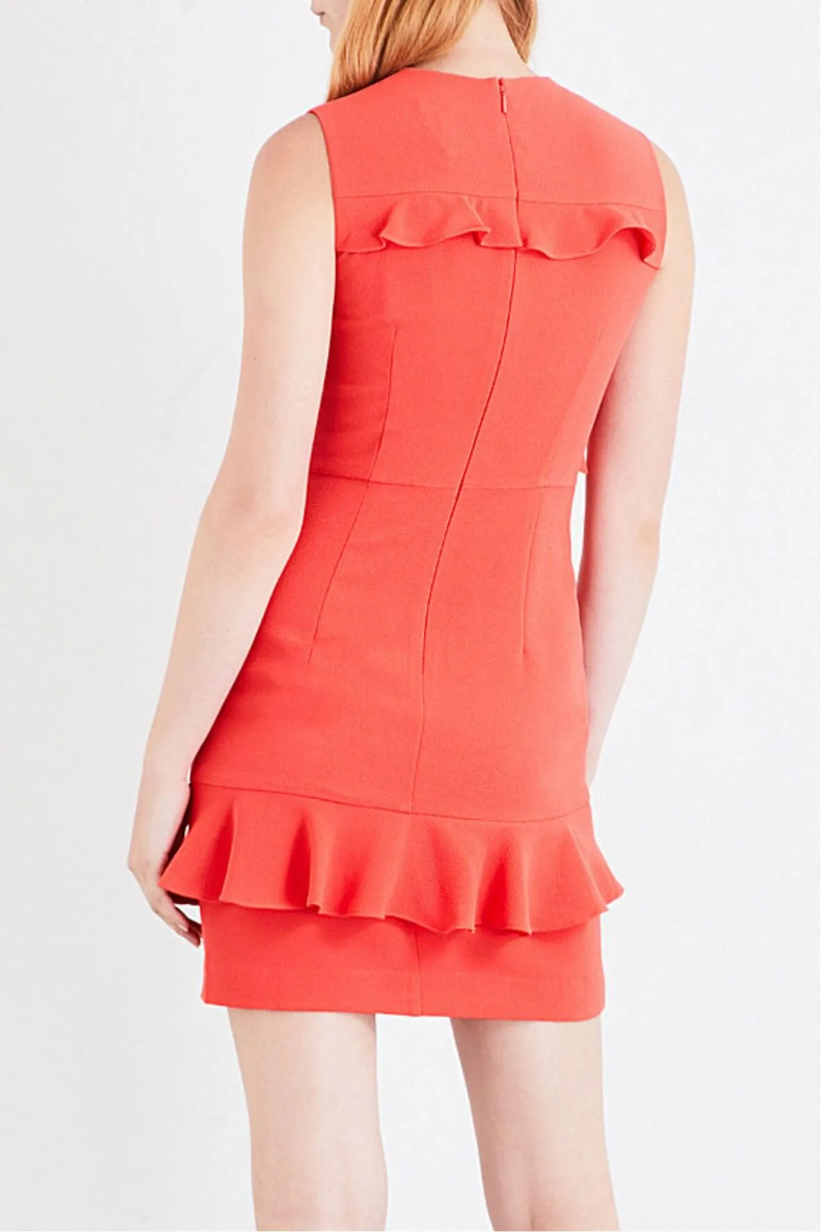 Bea Frilled Crepe Dress