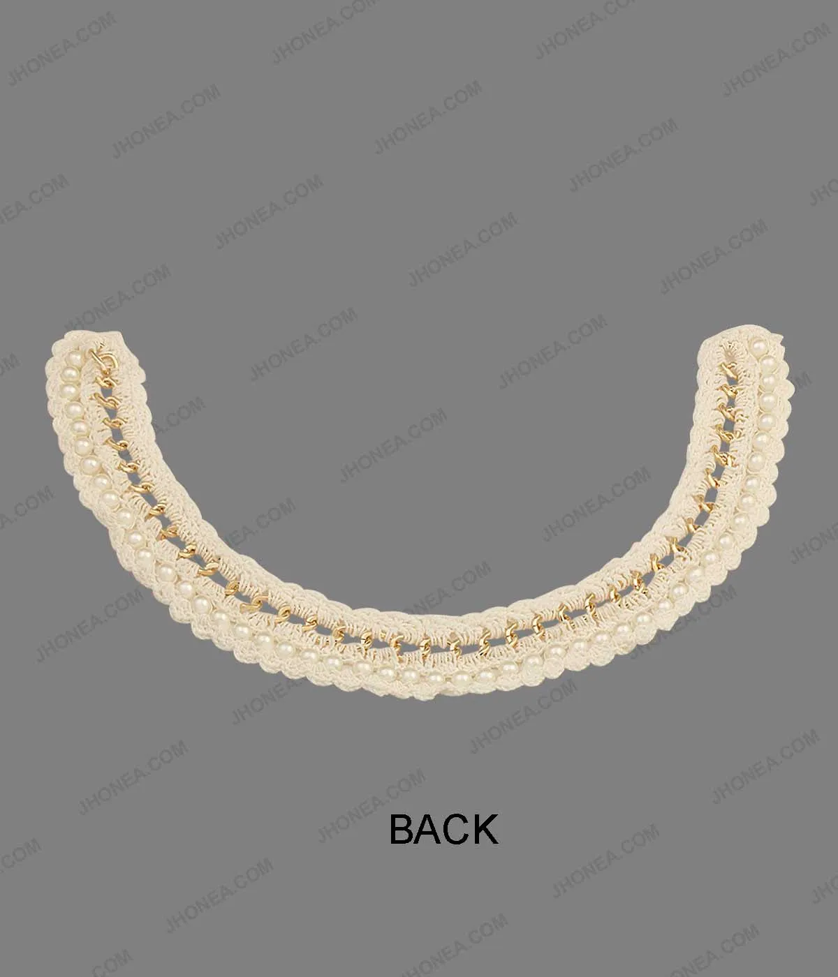 Beautiful Crochet Pearl & Chain Necklace Pattern