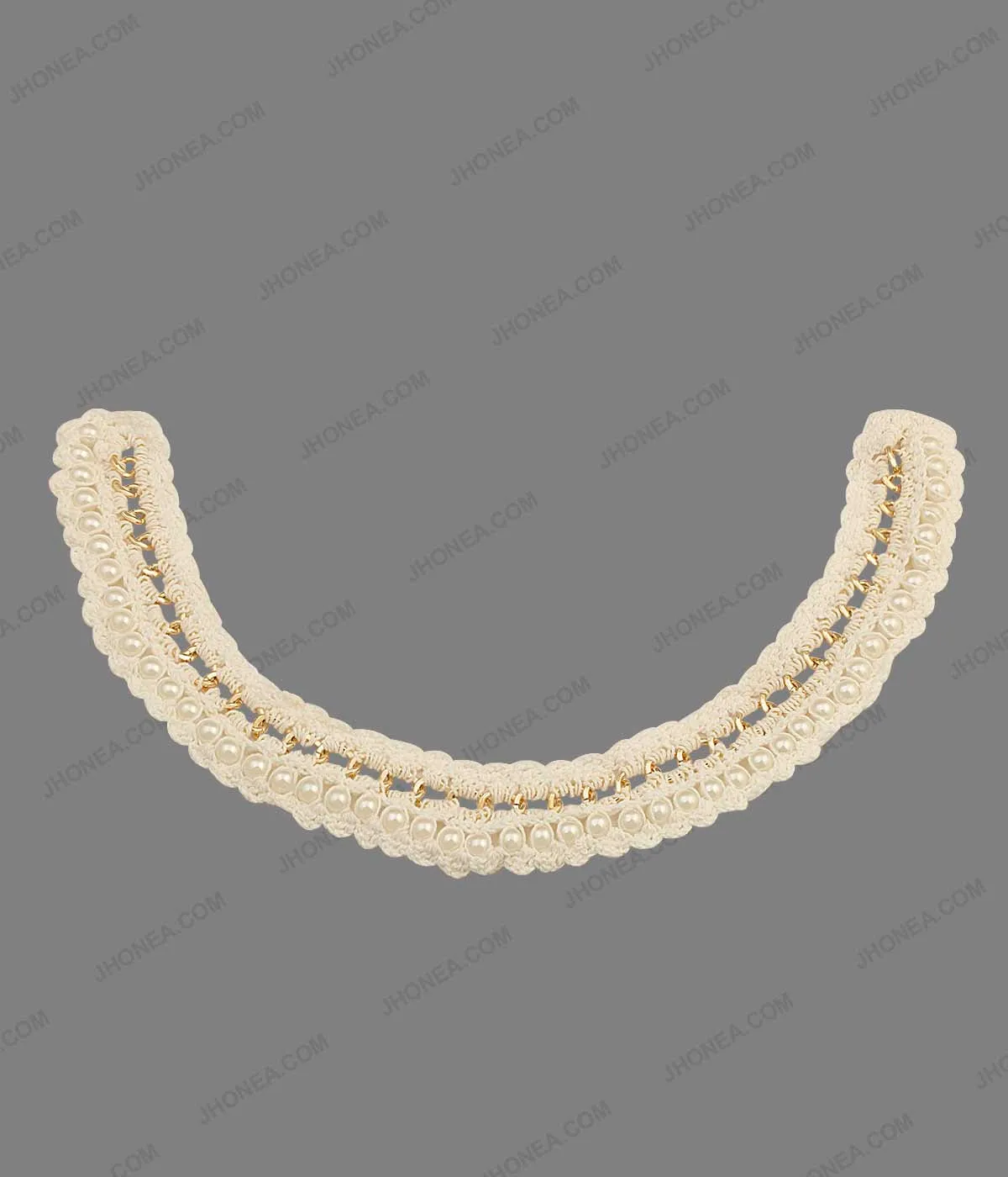 Beautiful Crochet Pearl & Chain Necklace Pattern