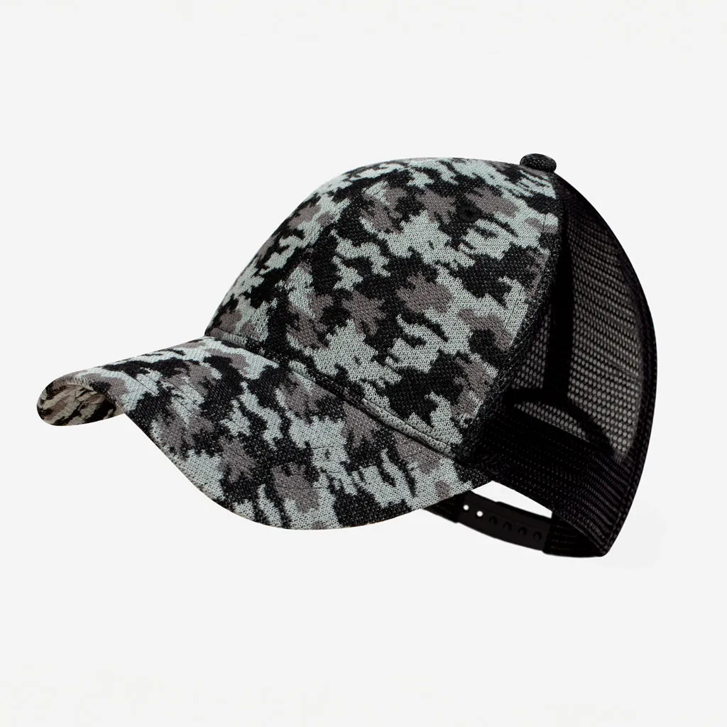 Black Camo Mesh Hero Cap