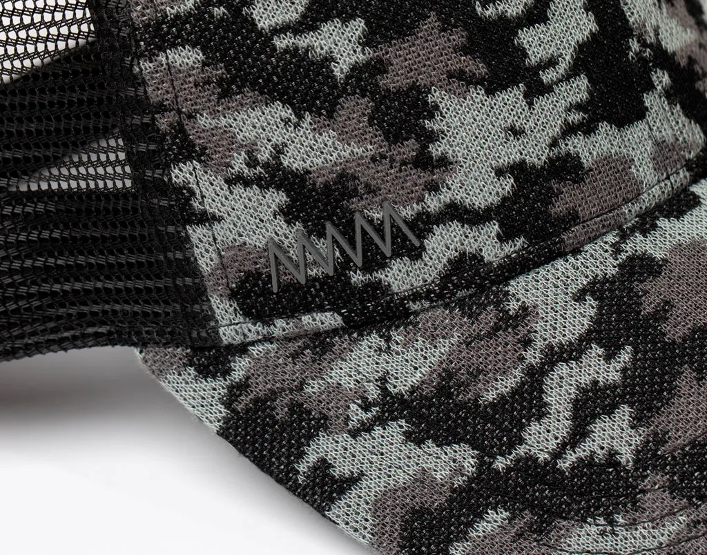 Black Camo Mesh Hero Cap