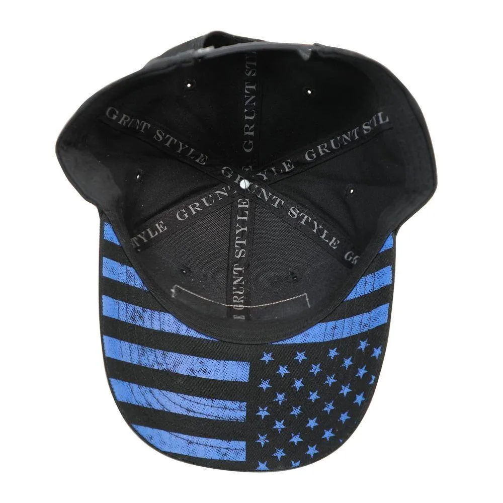 Blue Line Flag Hat