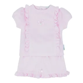 Blues Baby Girls Siena Collection Pink Terry Towelling Shorts Set