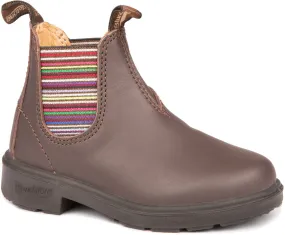 Blundstone 1413 Kids Striped Elastic Walnut