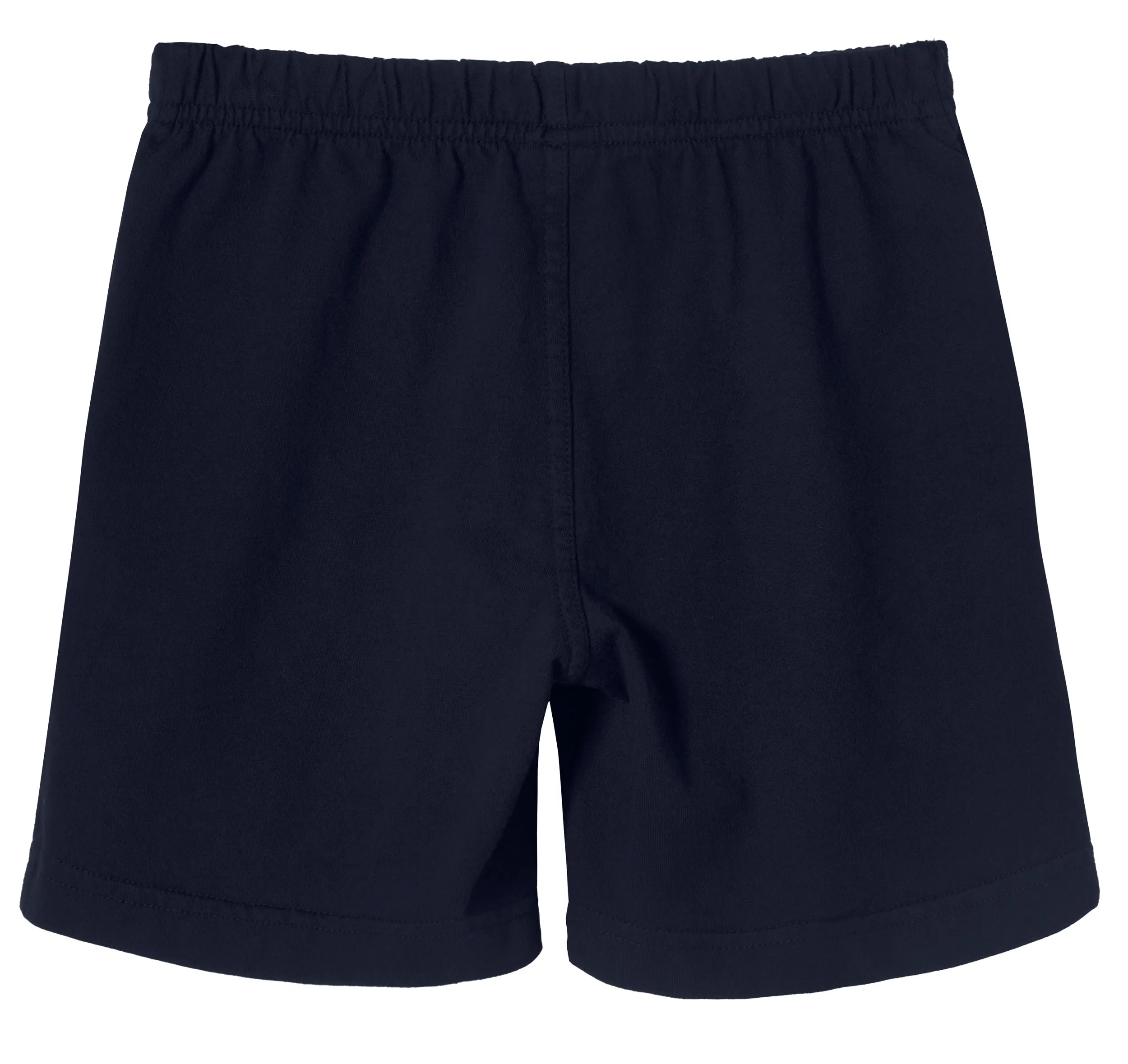 Boys Soft Cotton UPF 50  Above-Knee Side Pocket Shorts | Dark Navy