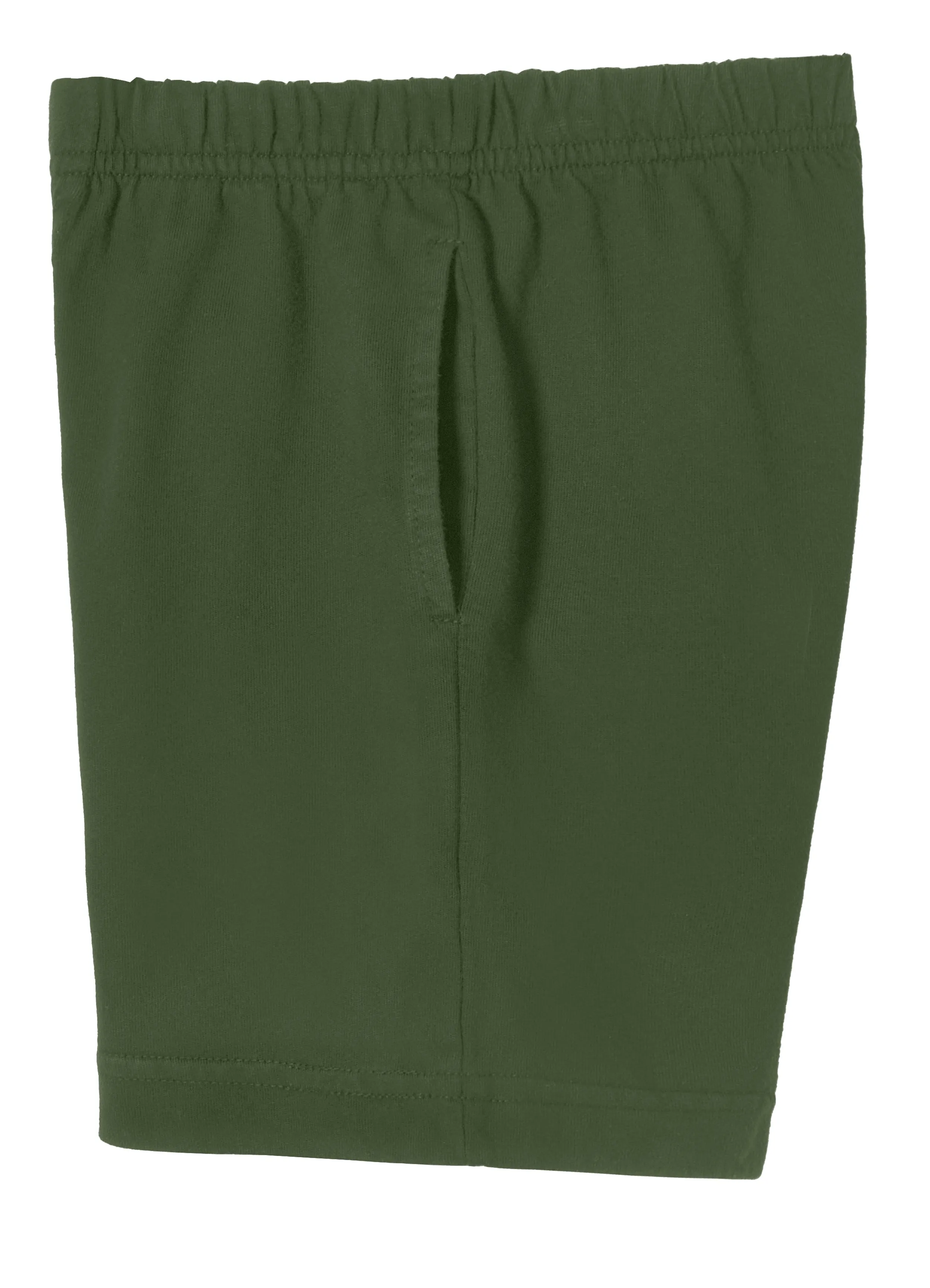 Boys Soft Cotton UPF 50  Above-Knee Side Pocket Shorts | Turtle