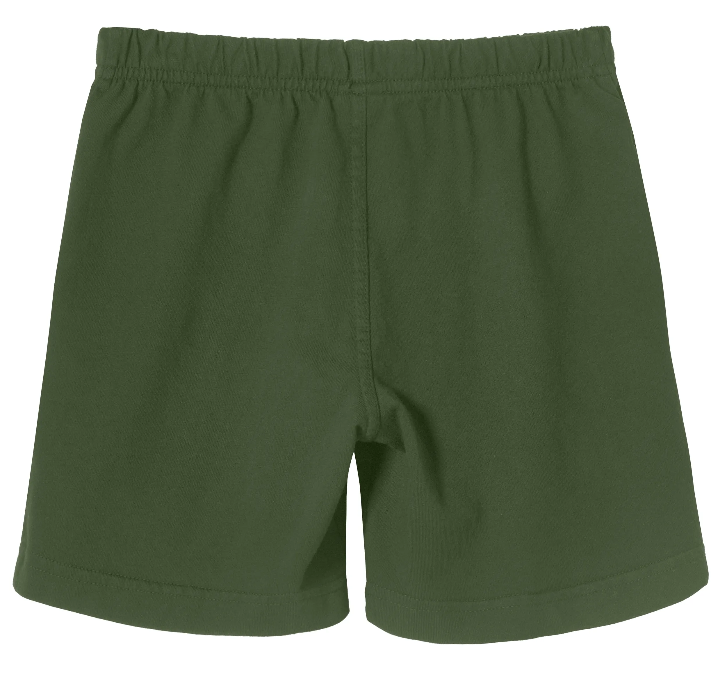 Boys Soft Cotton UPF 50  Above-Knee Side Pocket Shorts | Turtle