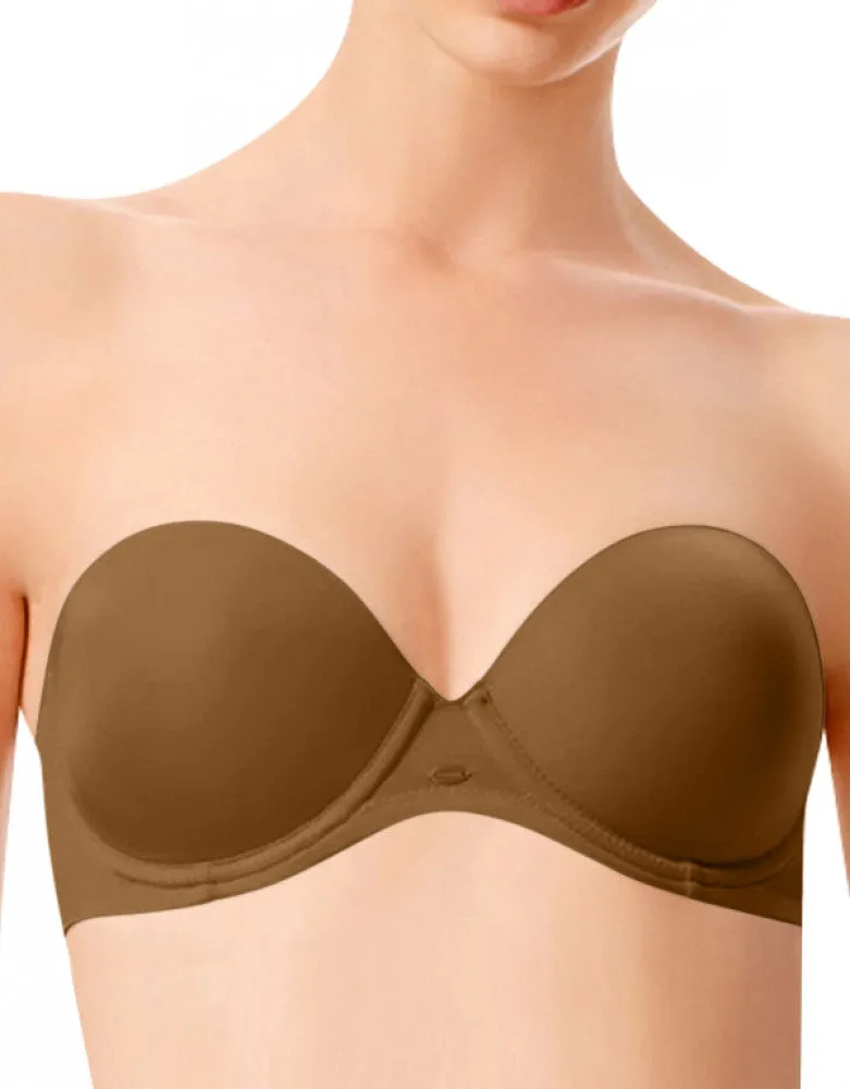 Calvin Klein Women Naked Glamour Strapless Push-Up Bra Fashion