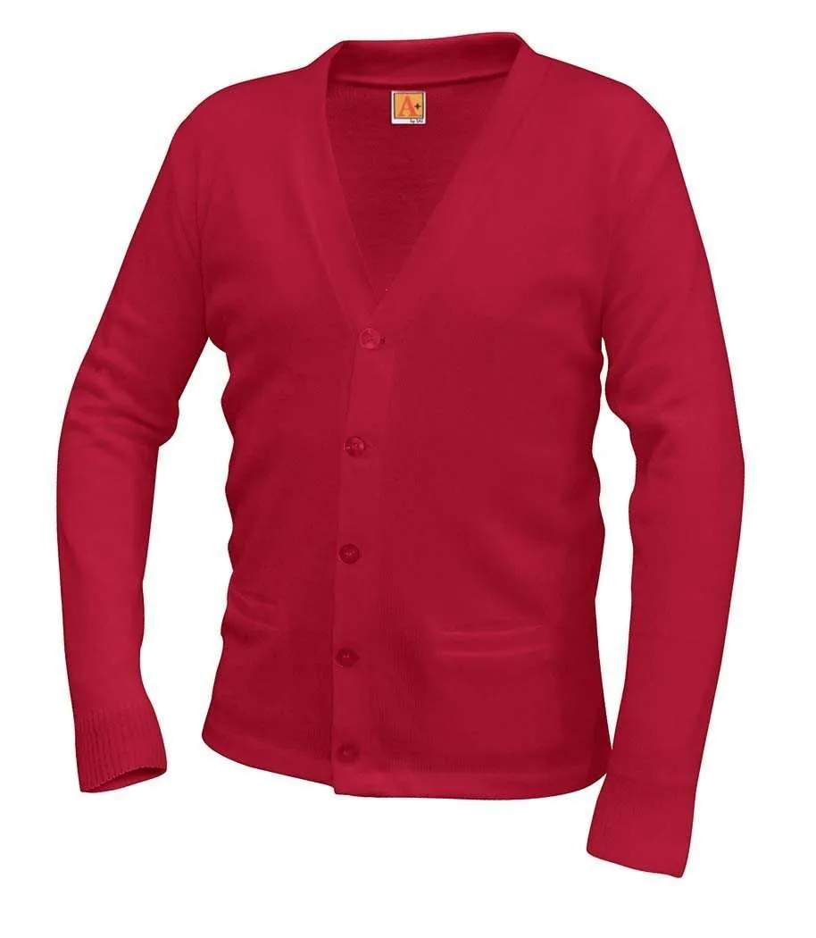 Classic V-Neck Cardigan Uniform Sweater Best Seller!