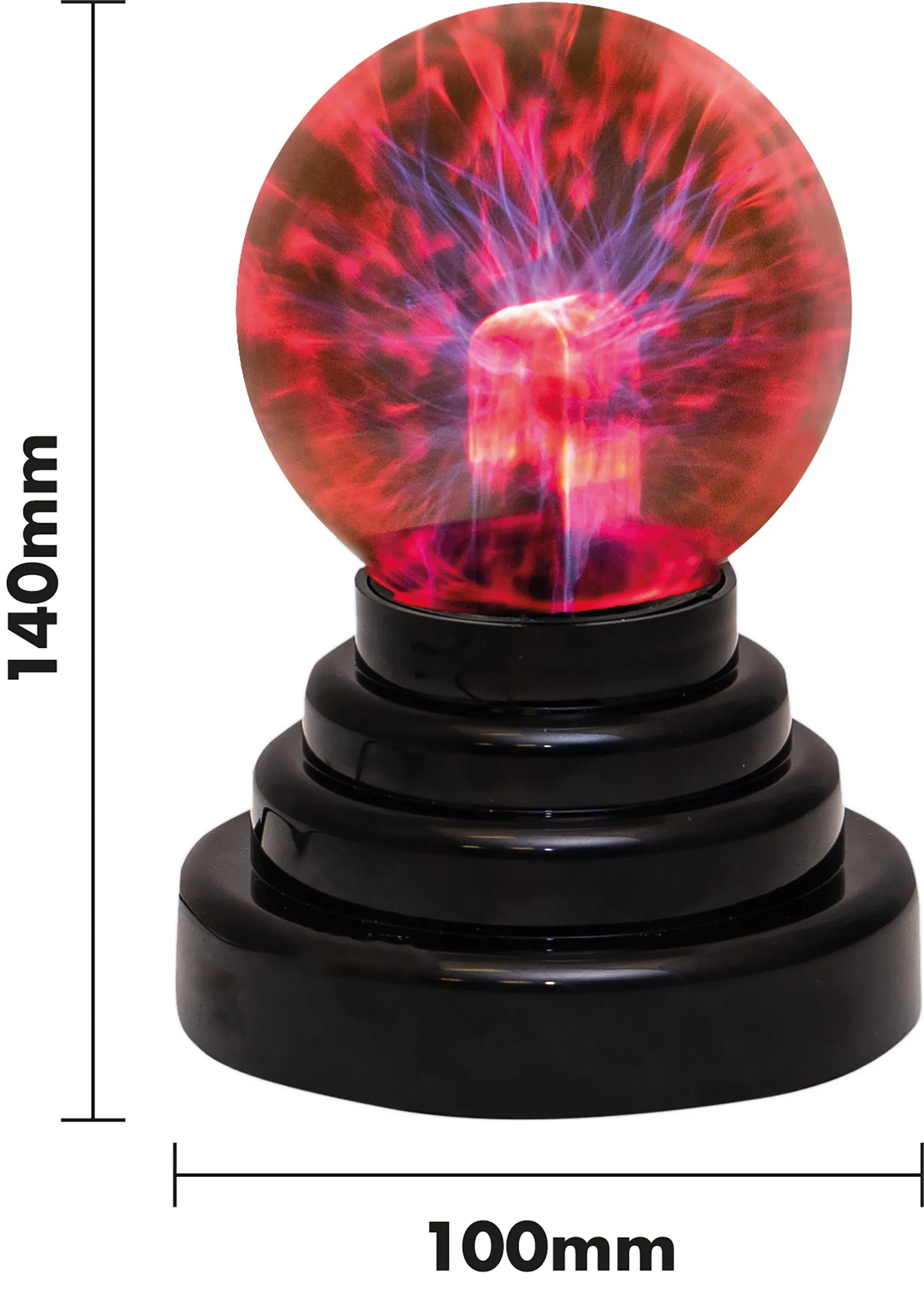 Contact Sensitive 3 Inch Plasma Ball