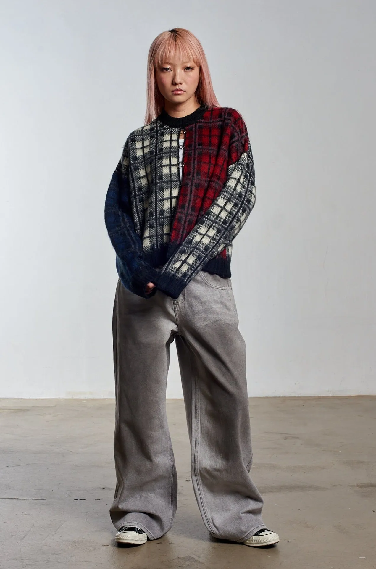 Crux Spliced Check Knit