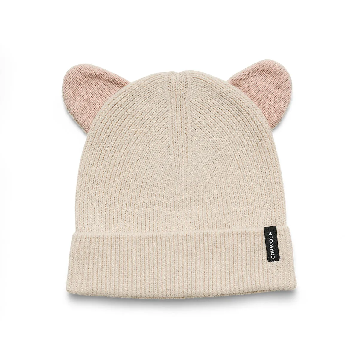 Crywolf Wolf Ears Beanie - Off White