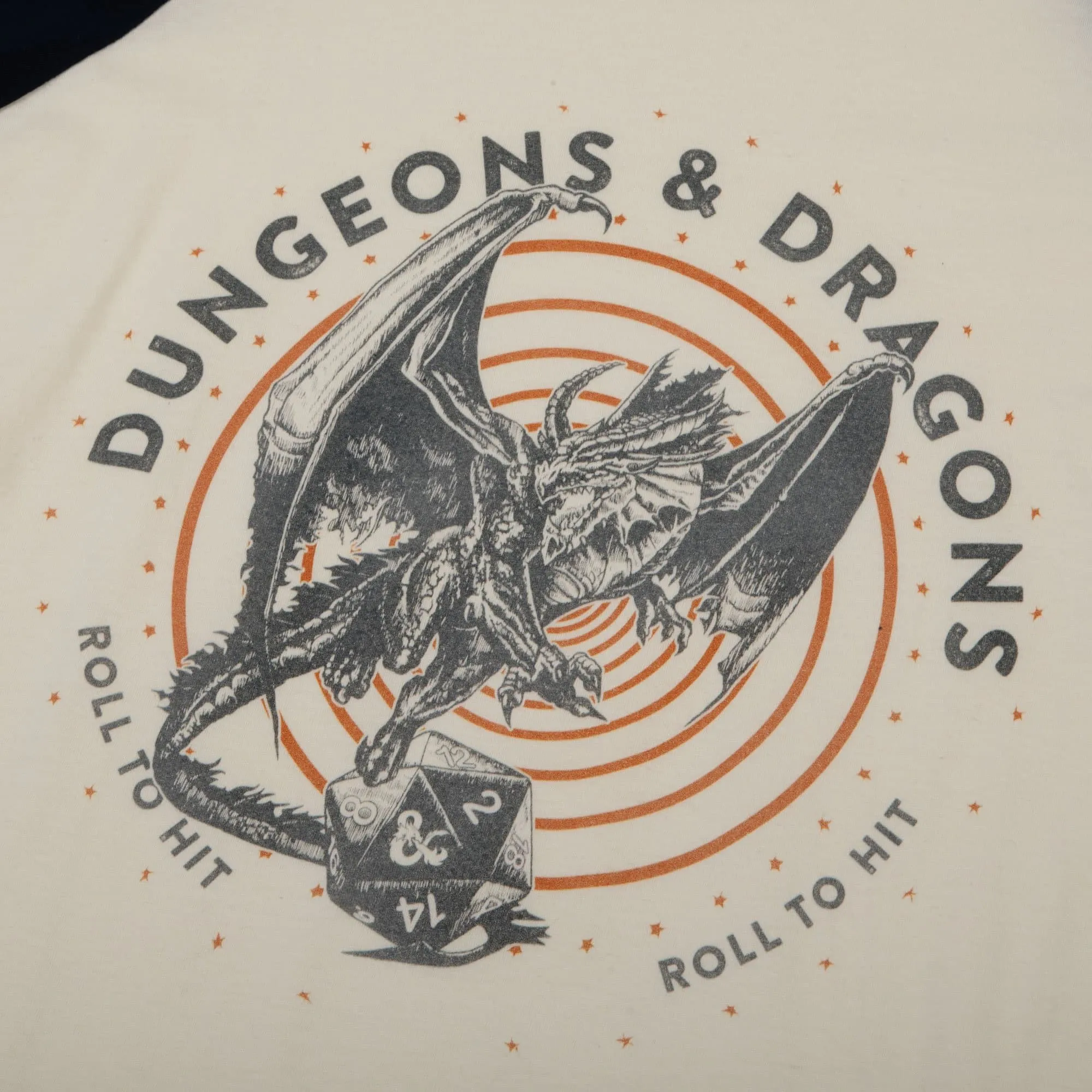 D&D Classic Dragon Navy Raglan