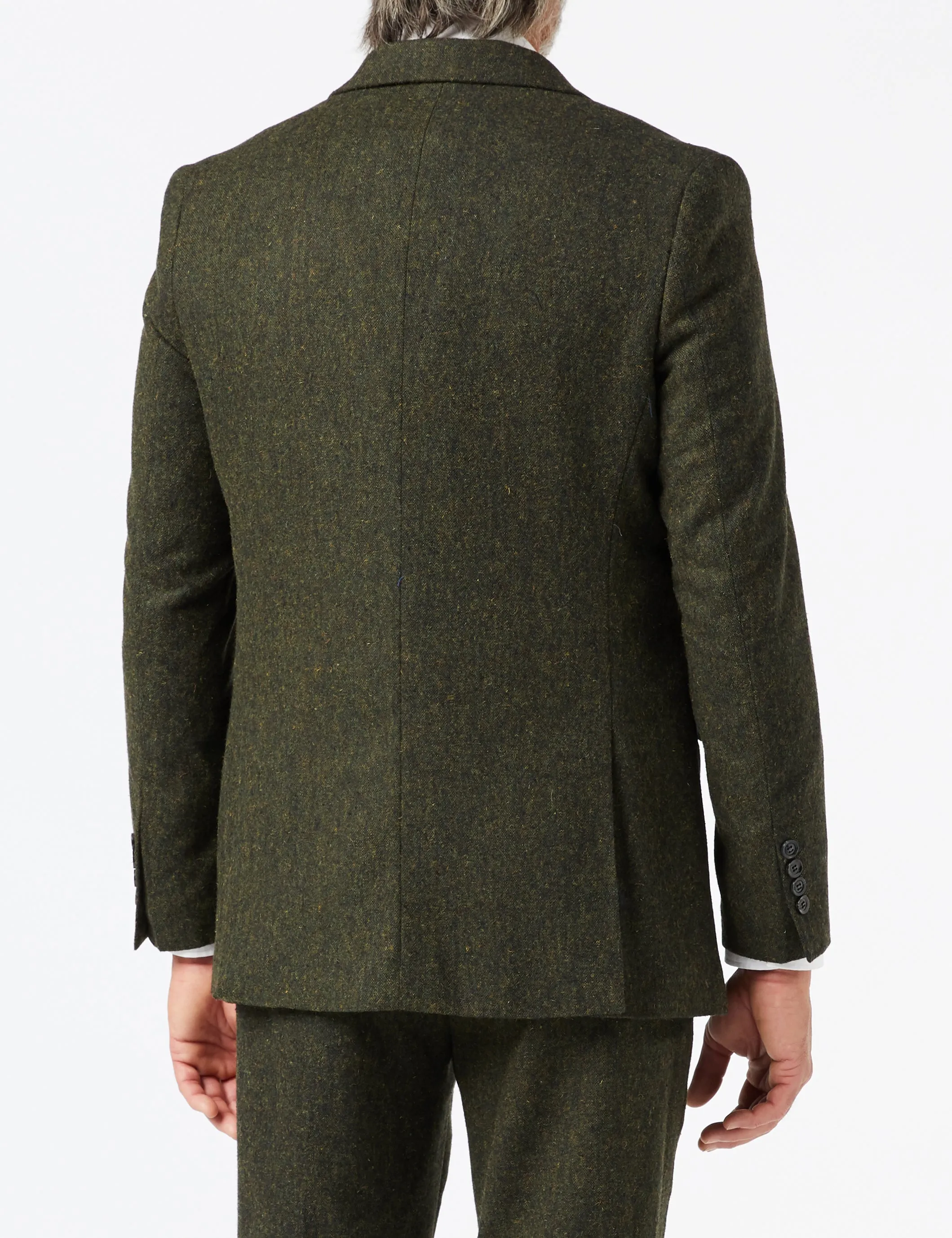 DANE - Green Tweed Suit for Men