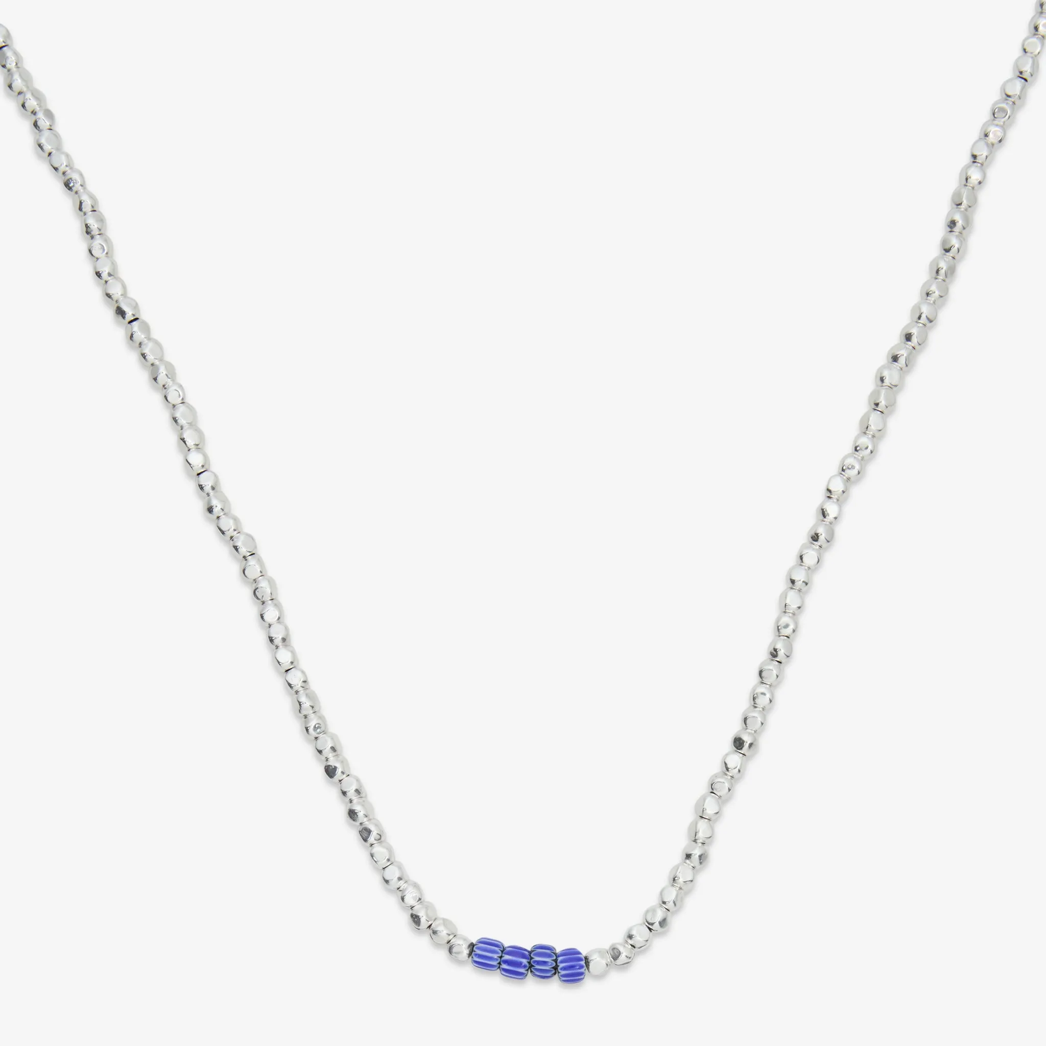 Edition No. 2 Necklace Blue | White