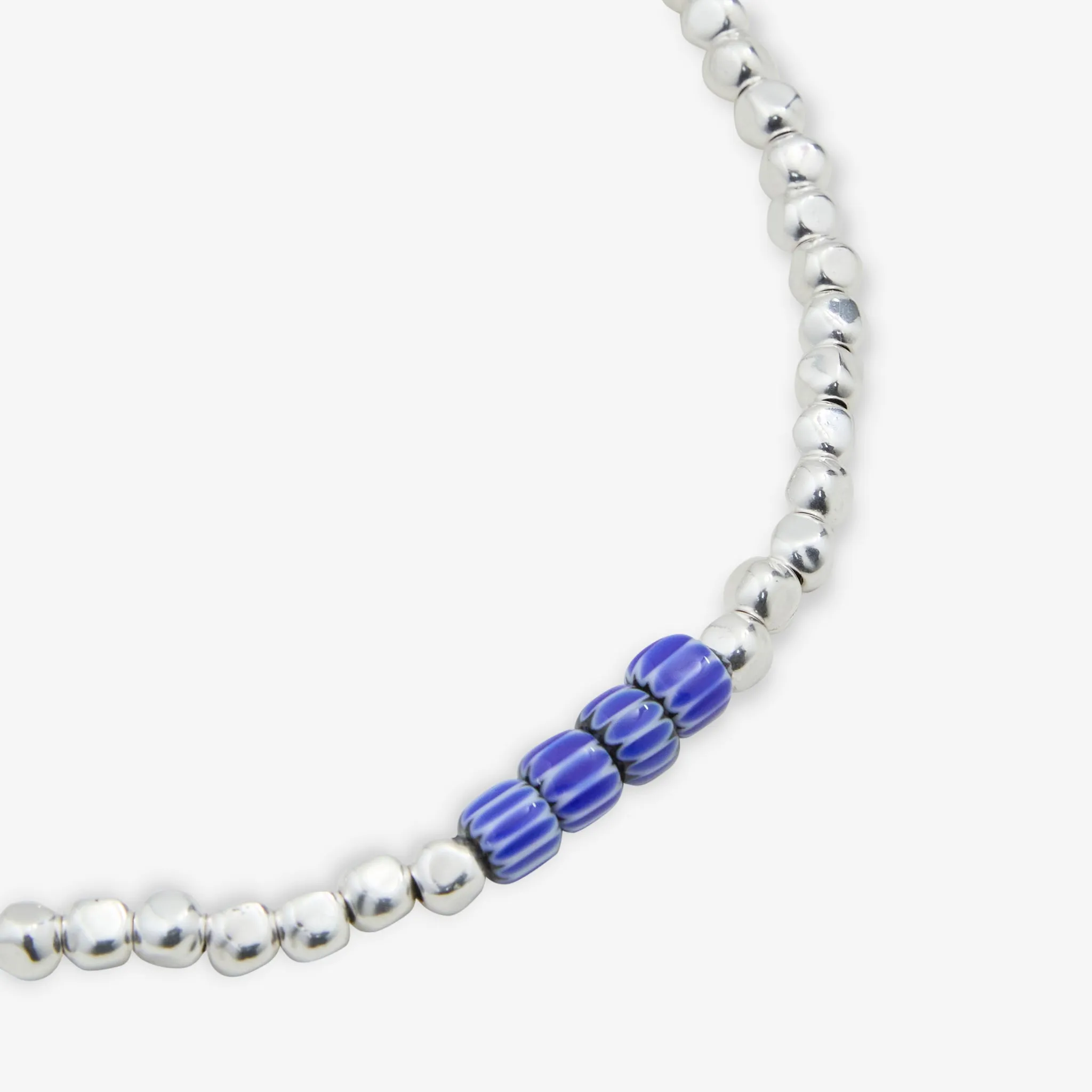 Edition No. 2 Necklace Blue | White