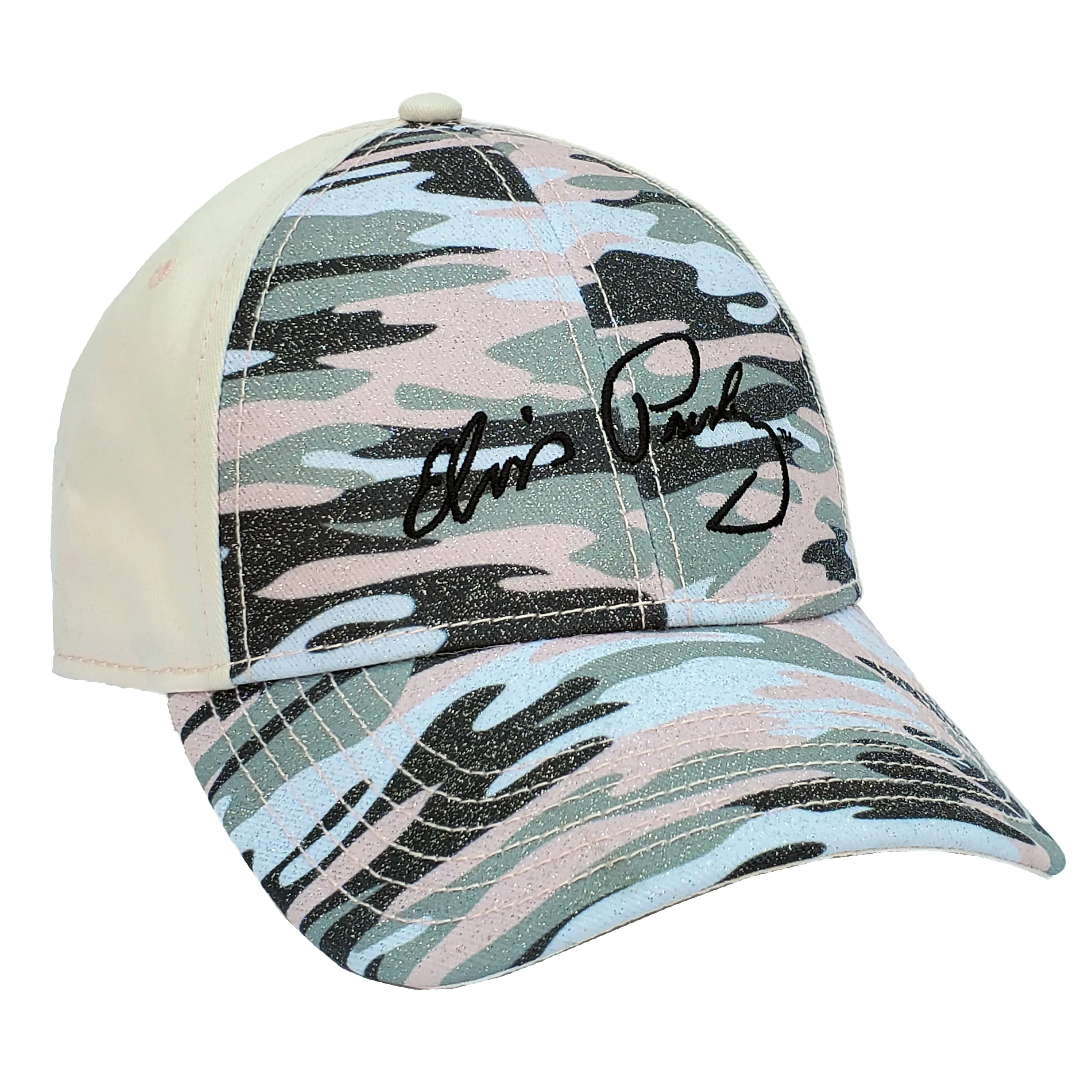 Elvis Presley Signature Camouflage Sparkle Cap