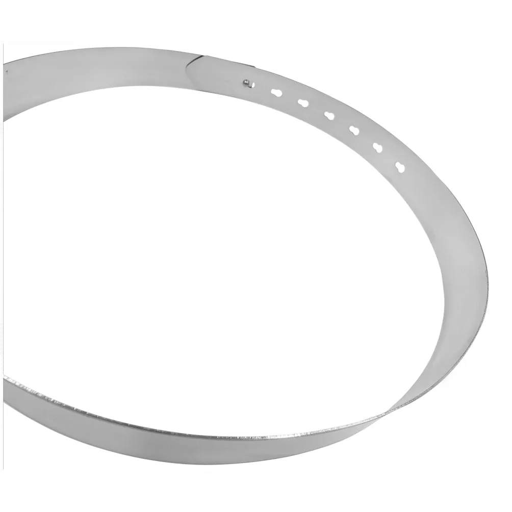 Eye-Catching Shiny Chrome Finish Designer Waist Metal Belt