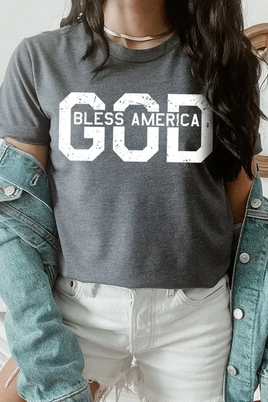 God Bless America Graphic T Shirts