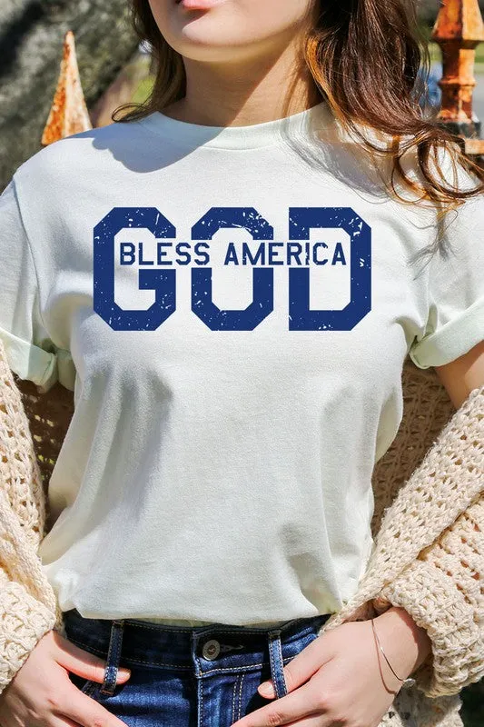 God Bless America Graphic T Shirts