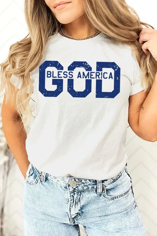 God Bless America Graphic T Shirts