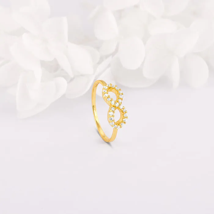 Golden Infinite Grace Ring