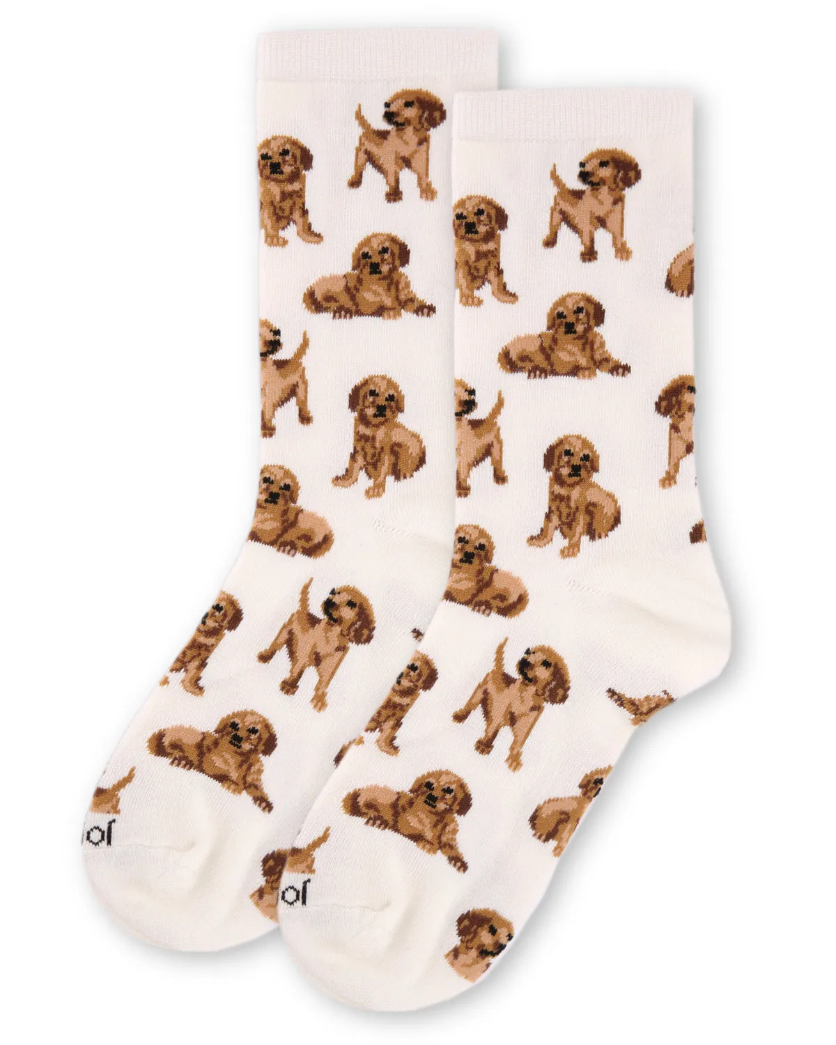 Golden Retriever Bamboo Blend Crew Socks