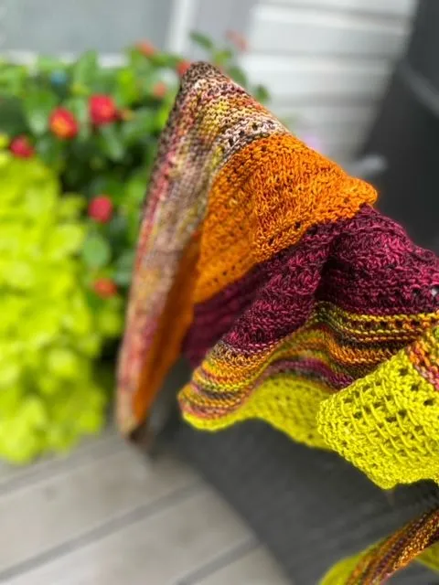 Happy Camper Fall Shawl Pattern