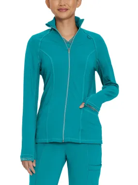 Impulse - Women's Contrast Trim Solid Scrub Jacket