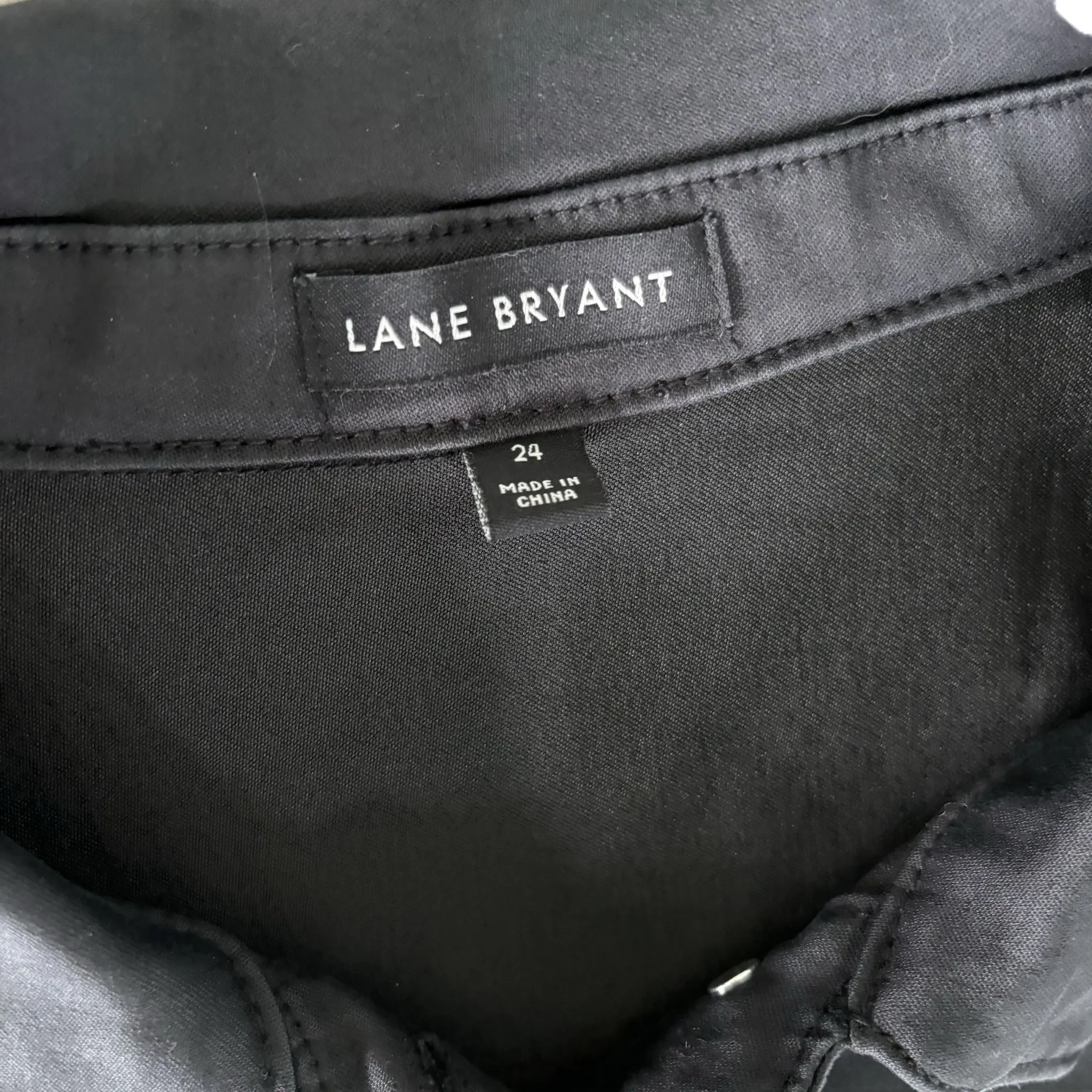 Jacket Denim By Lane Bryant In Black Denim, Size: 3x