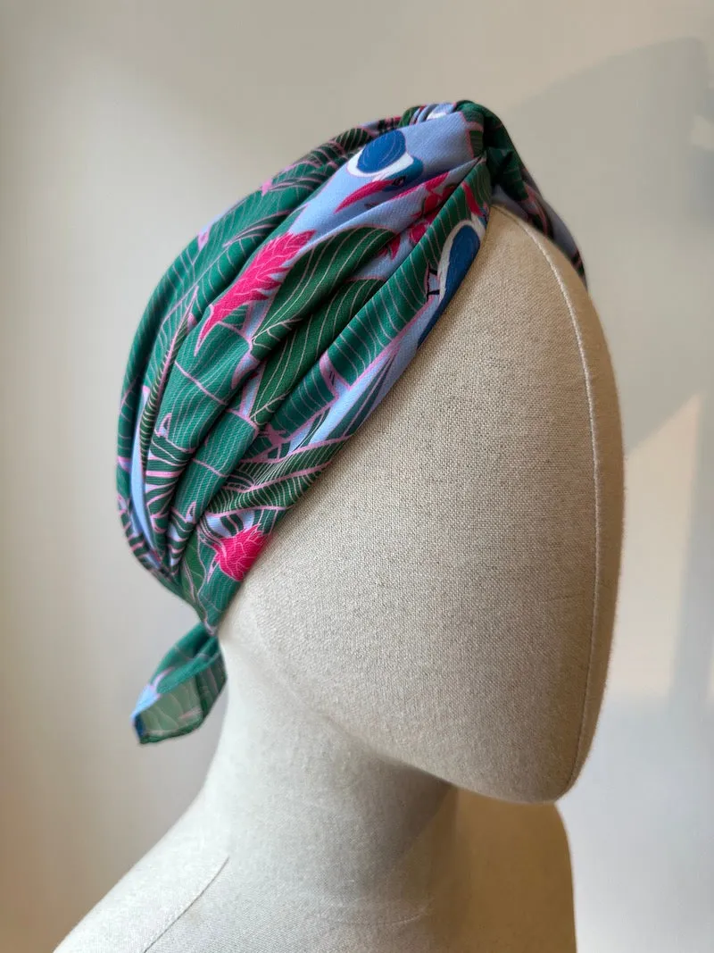 King Fisher Chiffon Scarf