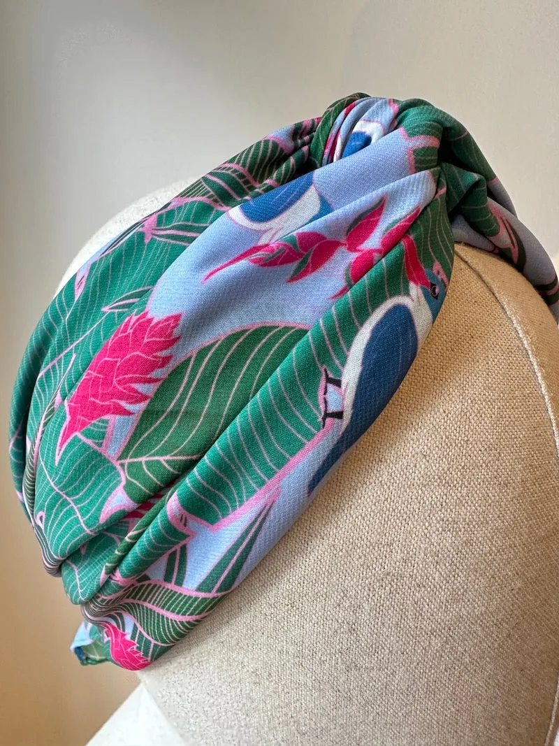 King Fisher Chiffon Scarf