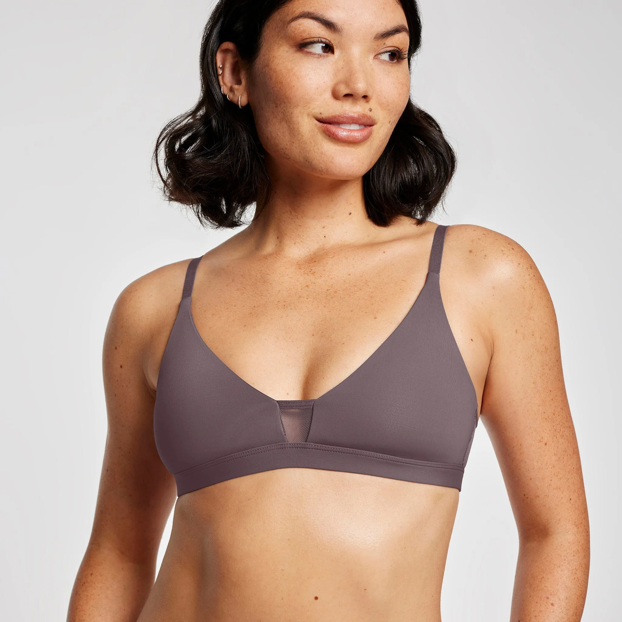 Limitless Wirefree Scoop Bra Peppercorn