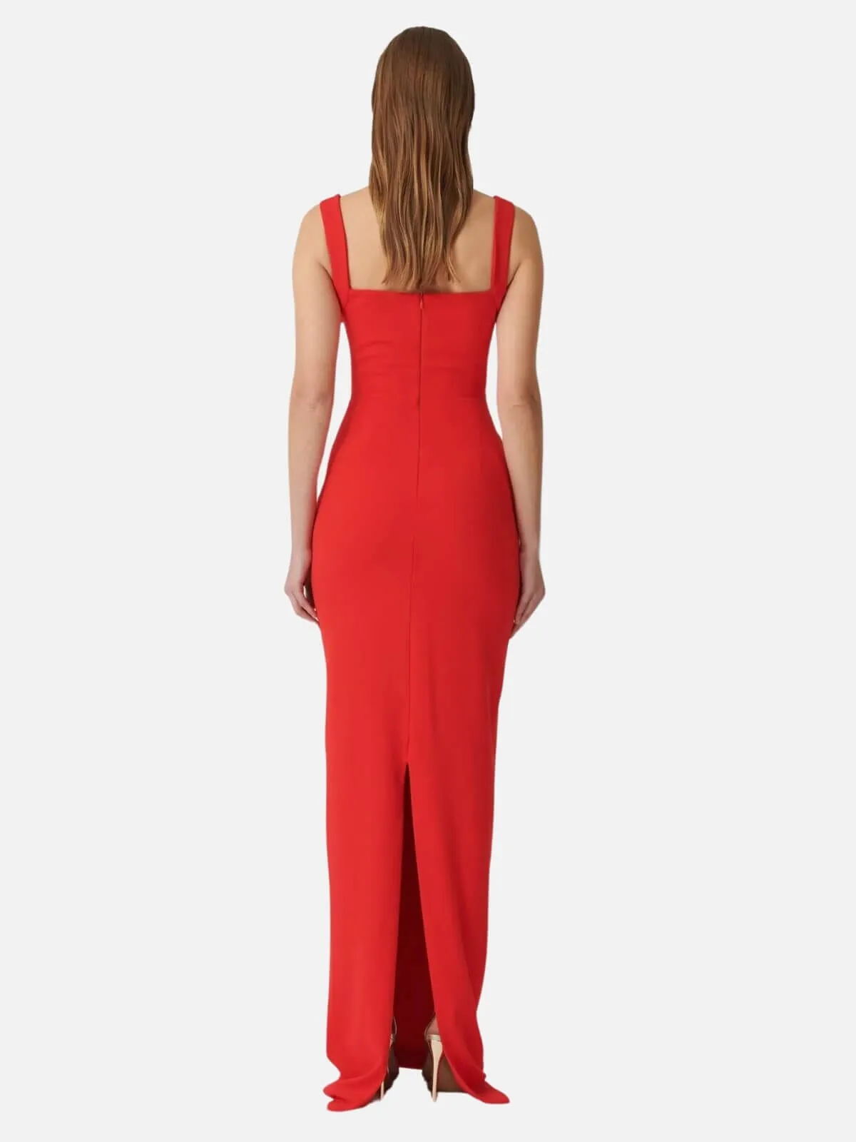 Marbella Gown - Cherry Red