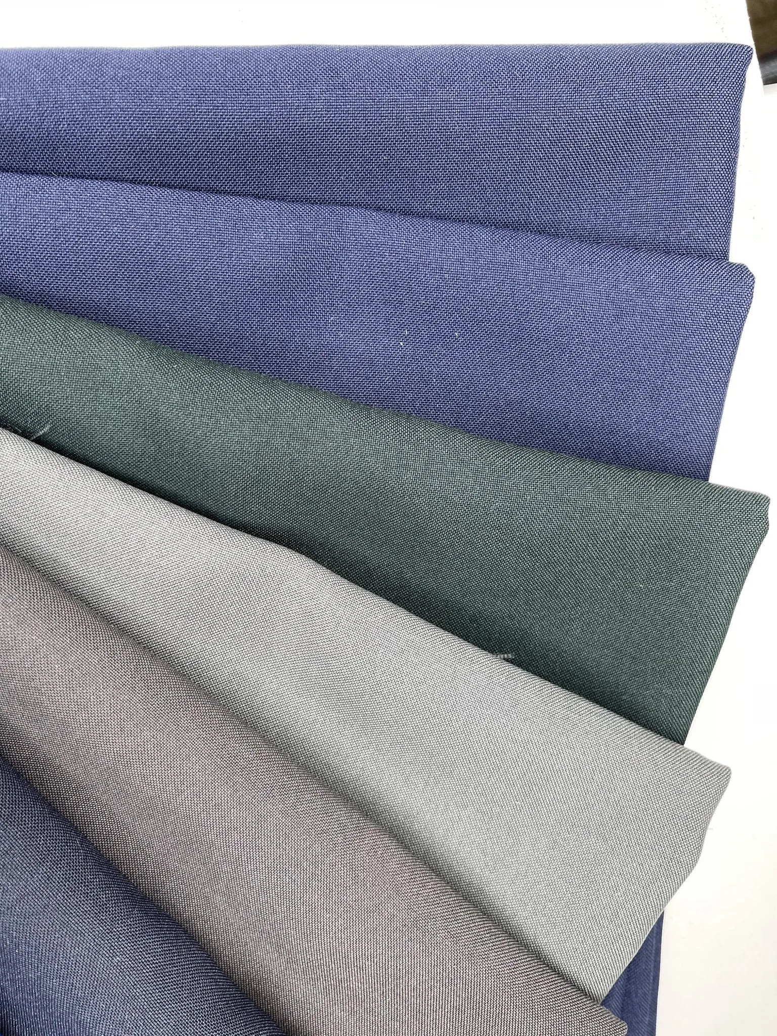 Mini Matt fabric, multifunctional polyester fabric for hospitality uniforms, aprons, tablecloths. Also known as Bi-Stretch Fabric.