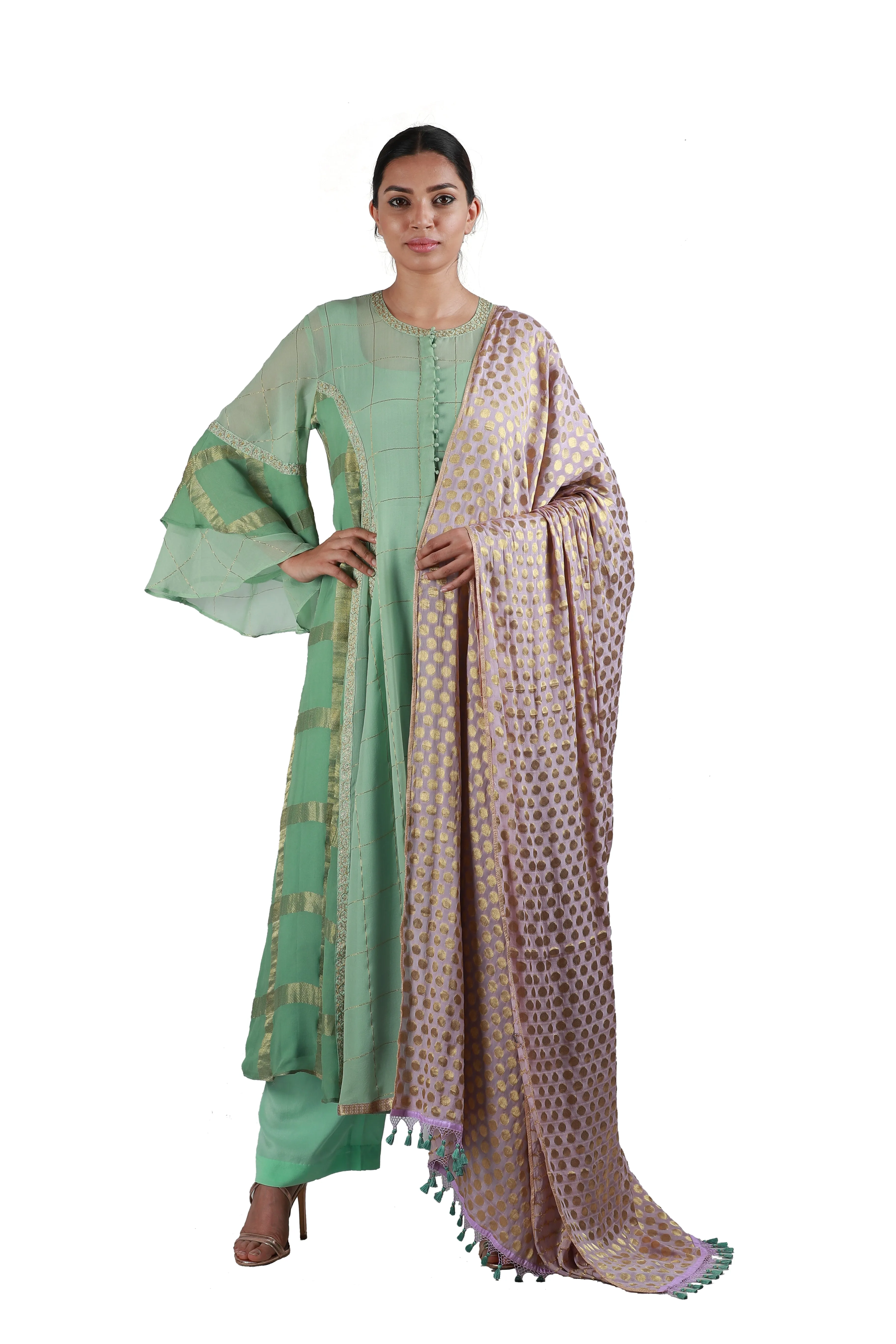 Mint green Salwar