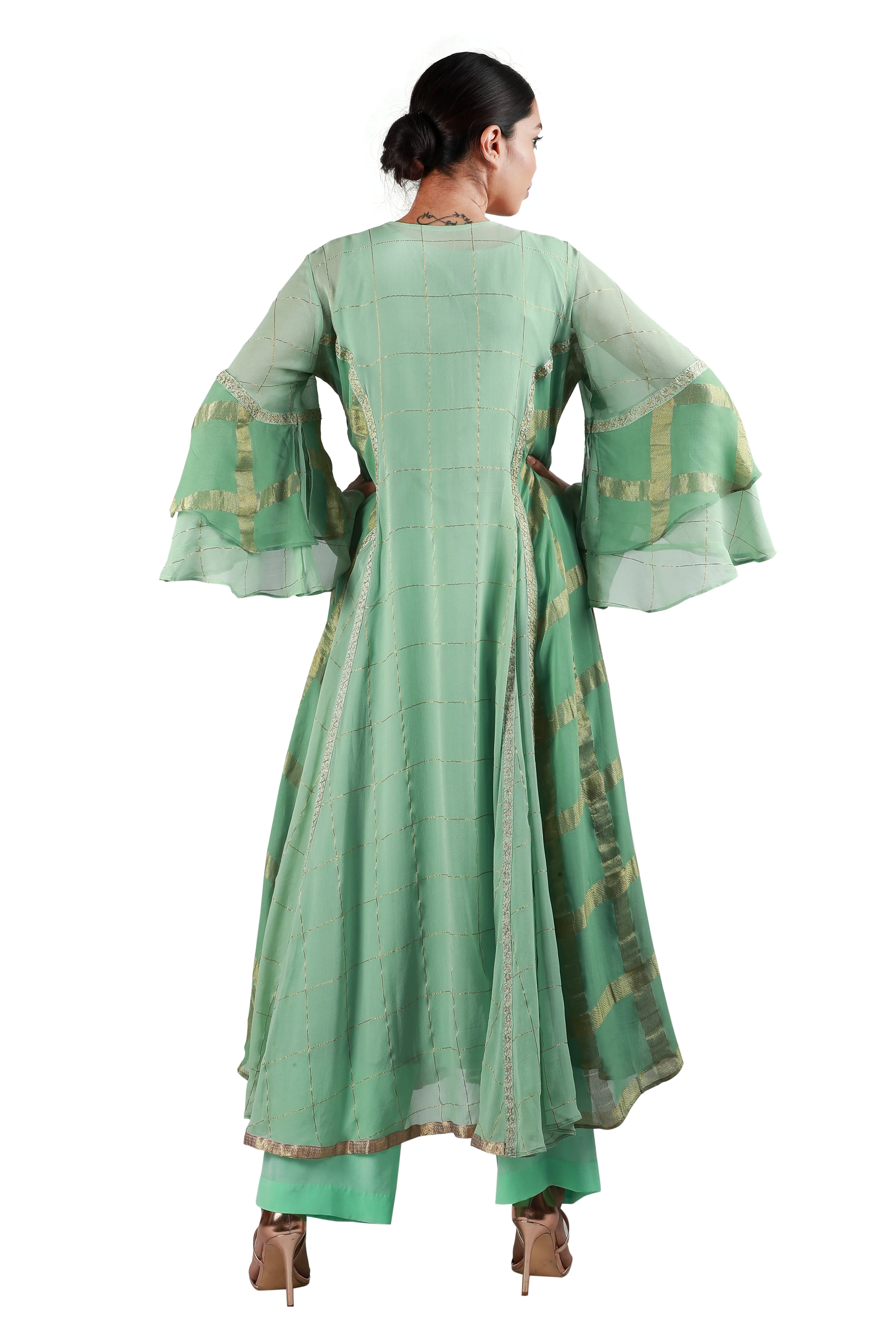 Mint green Salwar