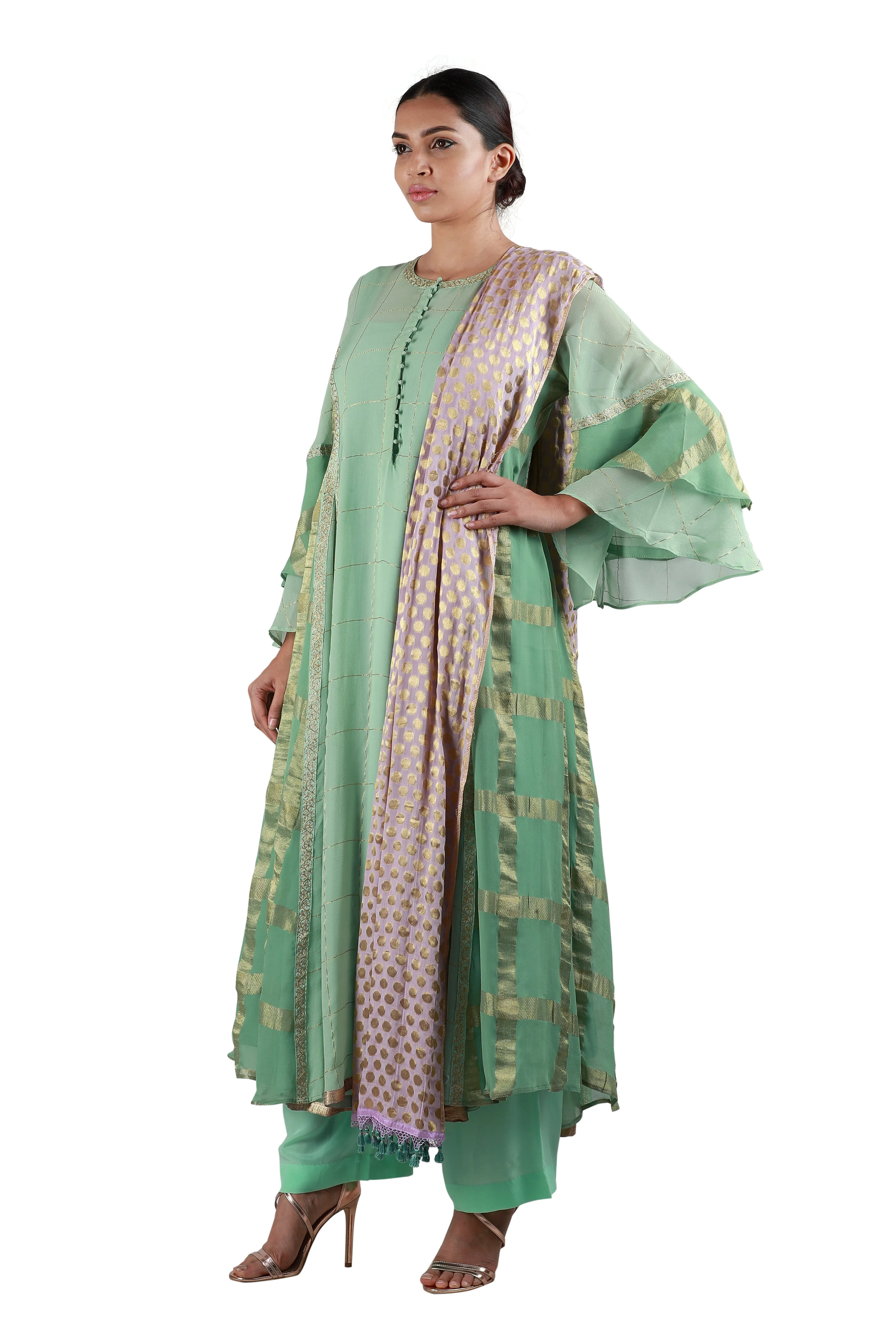 Mint green Salwar